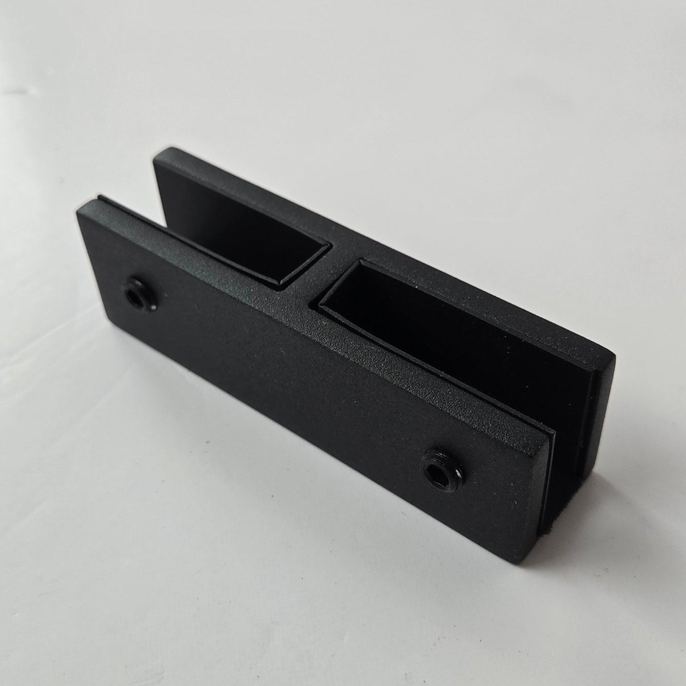 Glass to Glass Union 1" Top Black