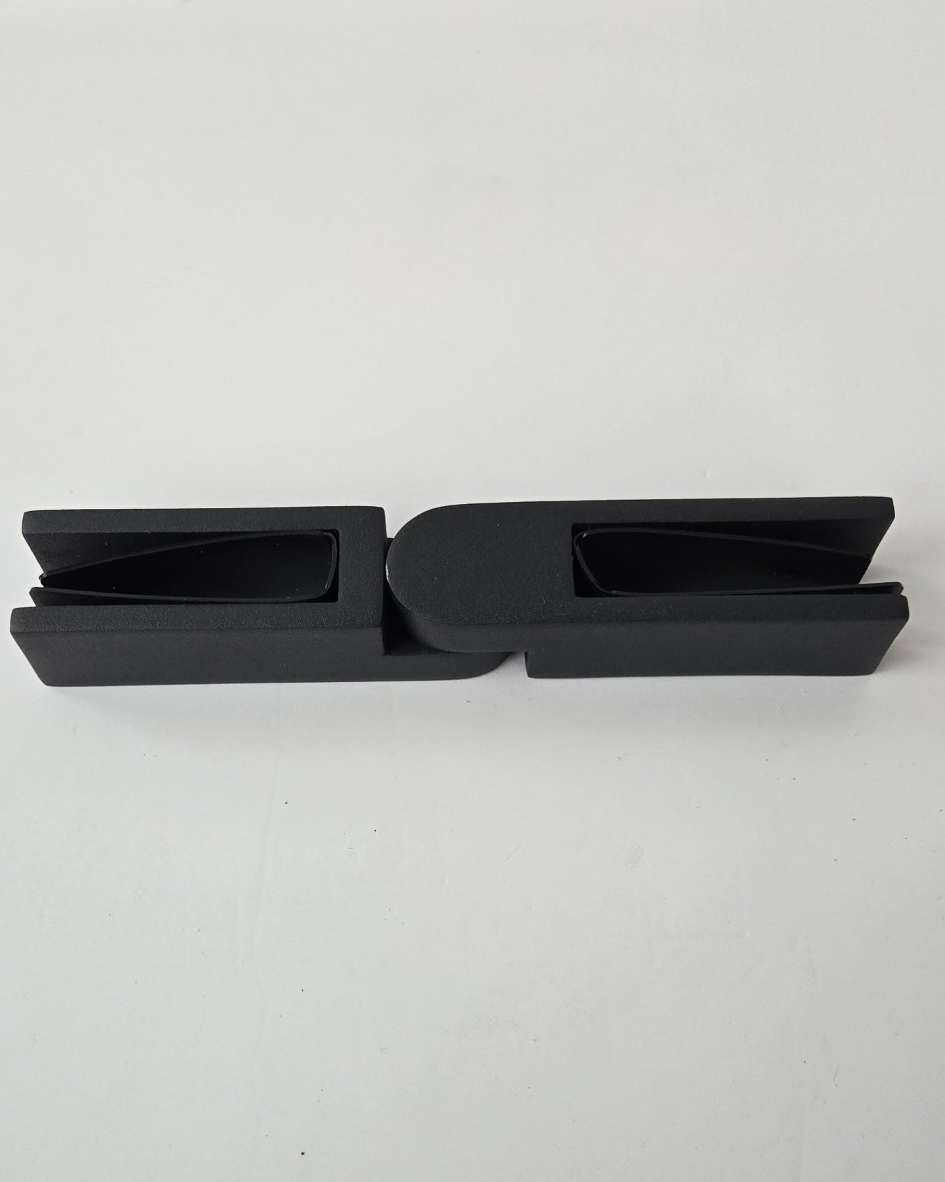 Glass to Glass Adjustable Union 1" Black