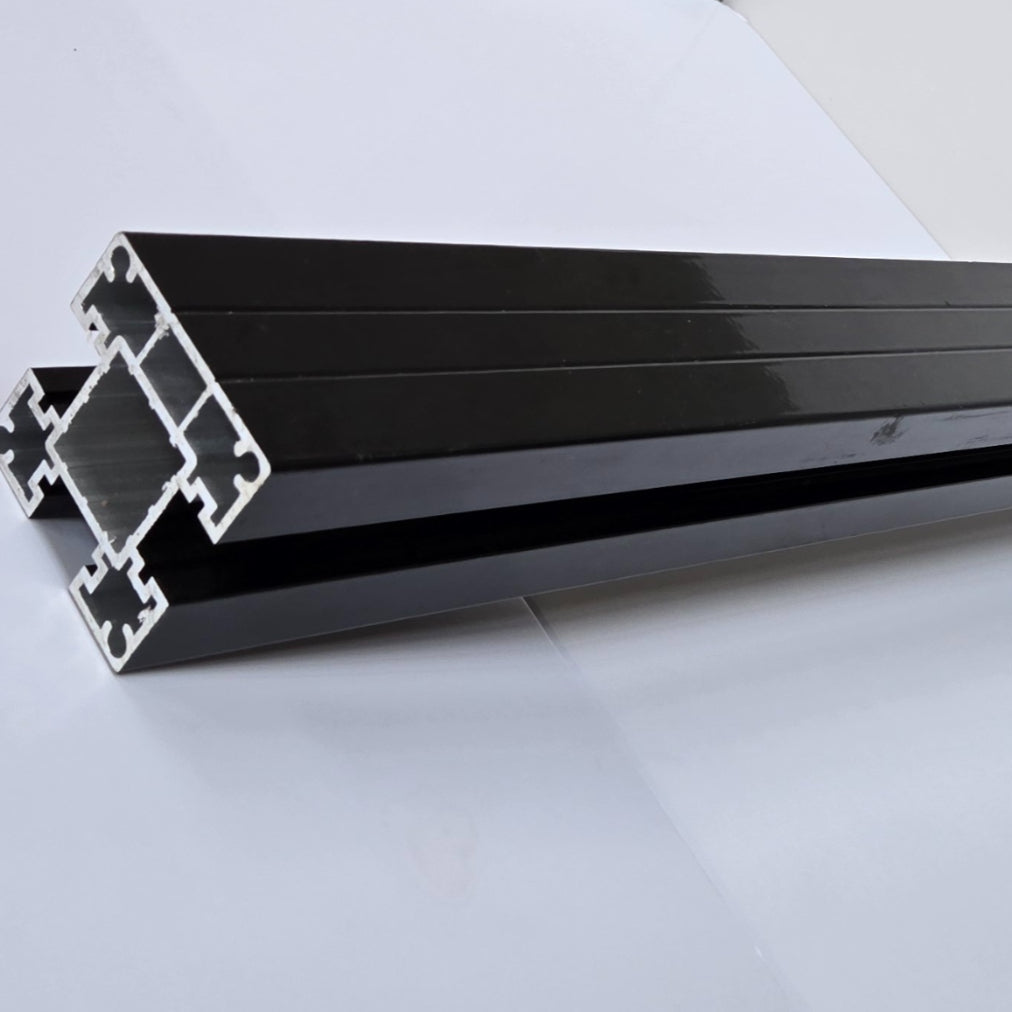 Composite WPC Privacy Fencing - Aluminium Door Post