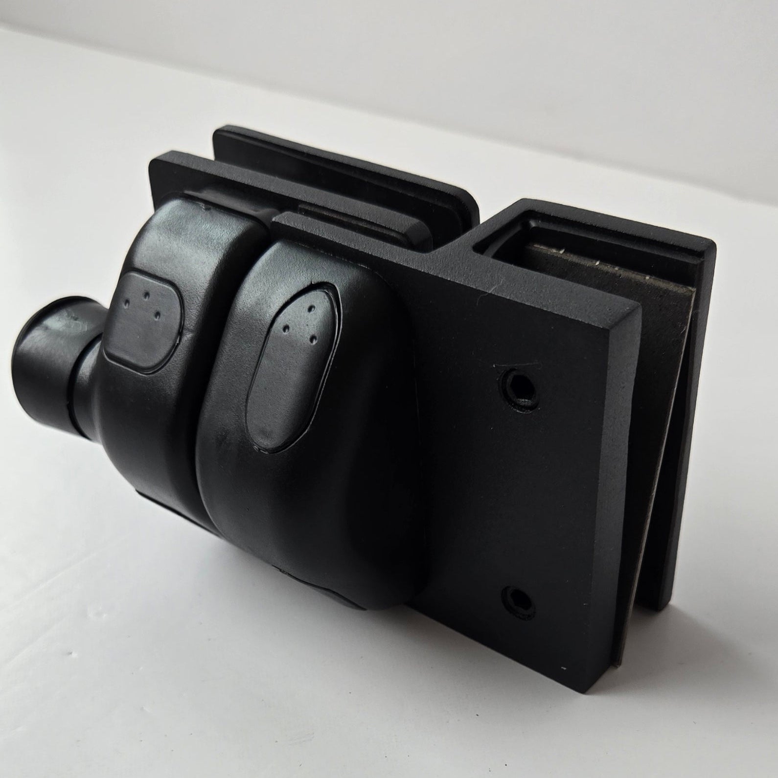 12MM Glass Pool Fence Key Lock Outside Open Black