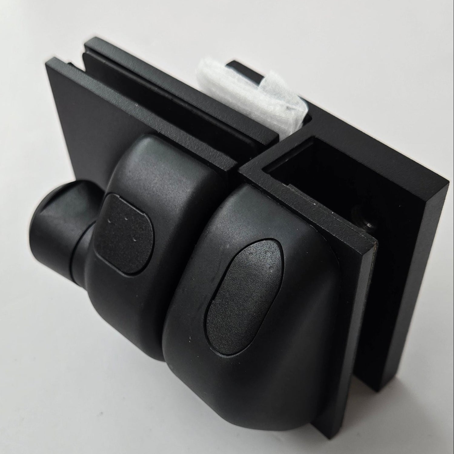 12MM Glass Pool Fence Key Lock Inside Open Black