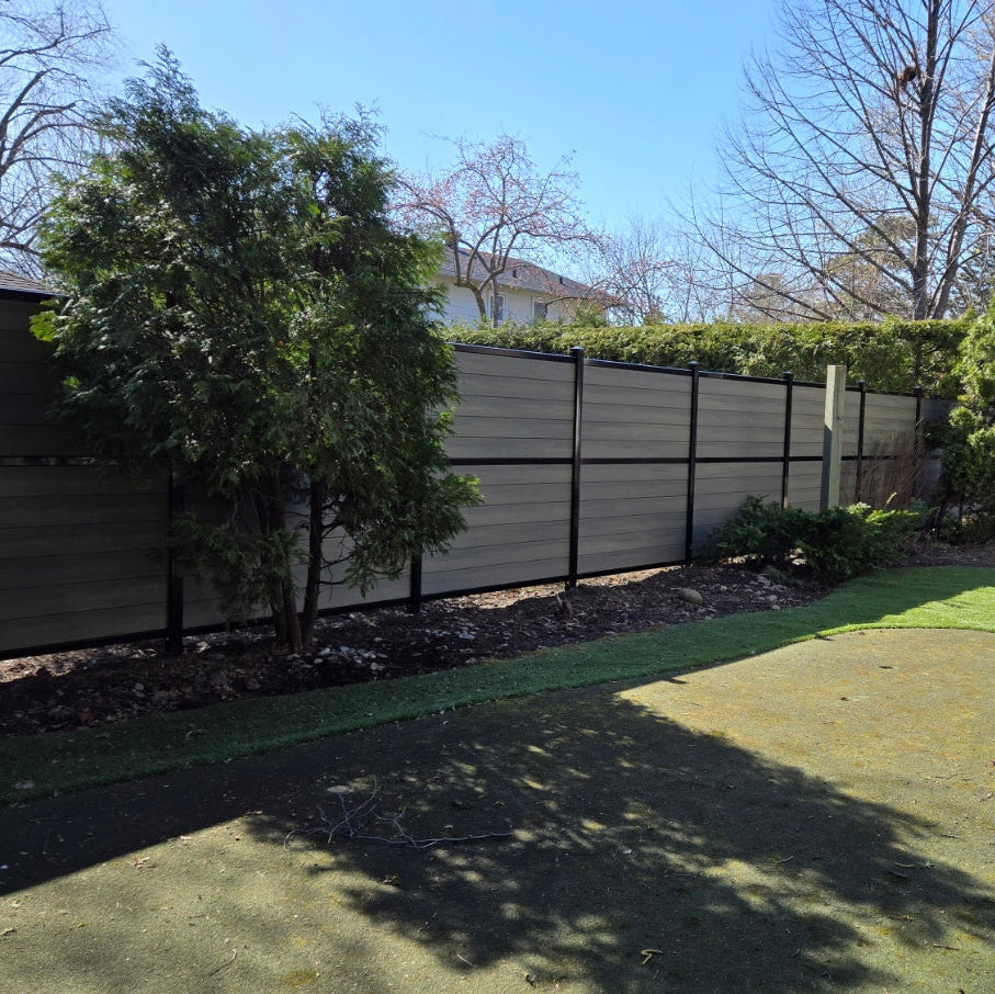 Composite WPC Privacy Fencing - Antique