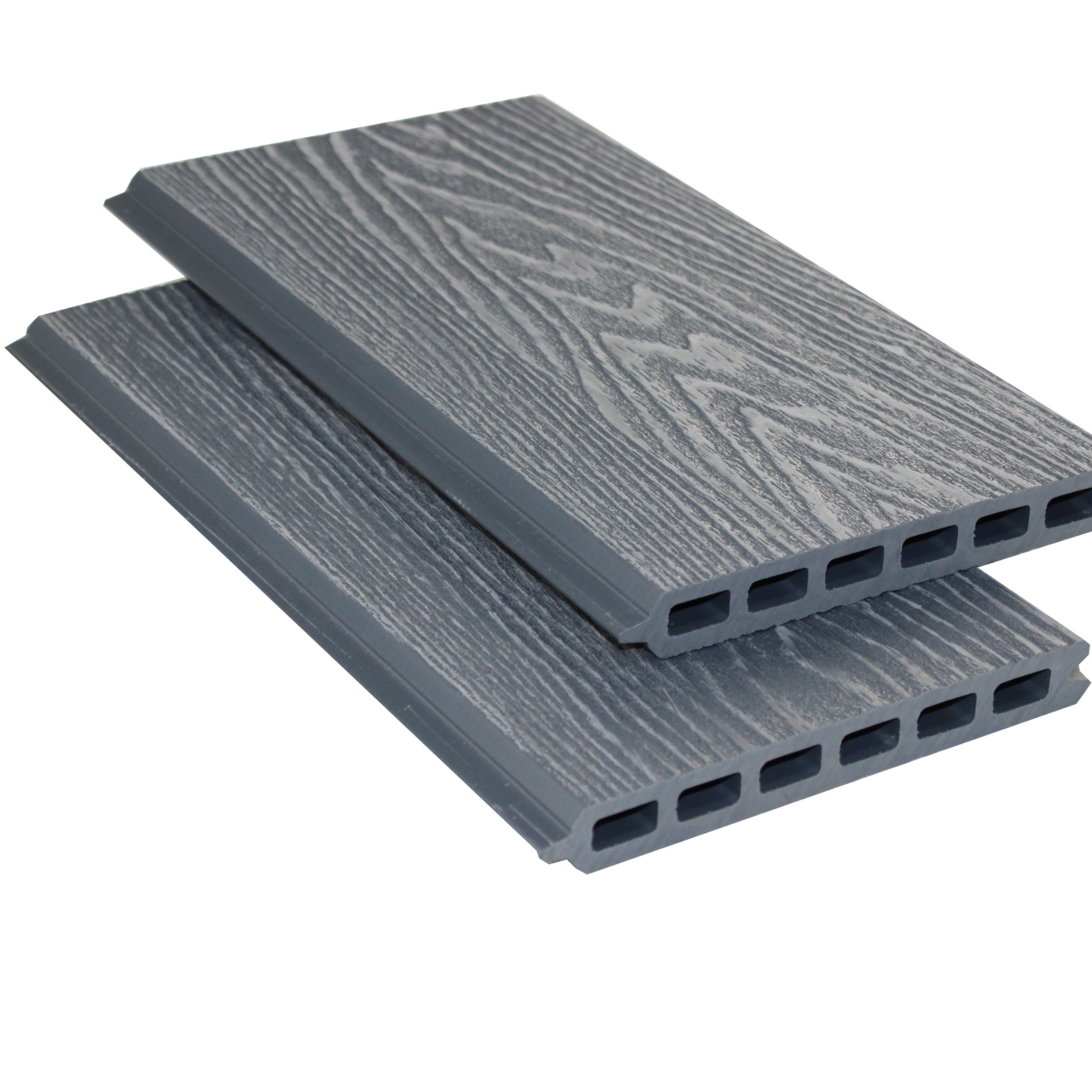 Composite WPC Privacy Fencing - Light Grey