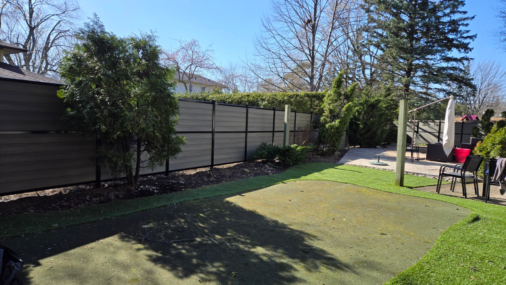 Composite WPC Privacy Fencing - Antique