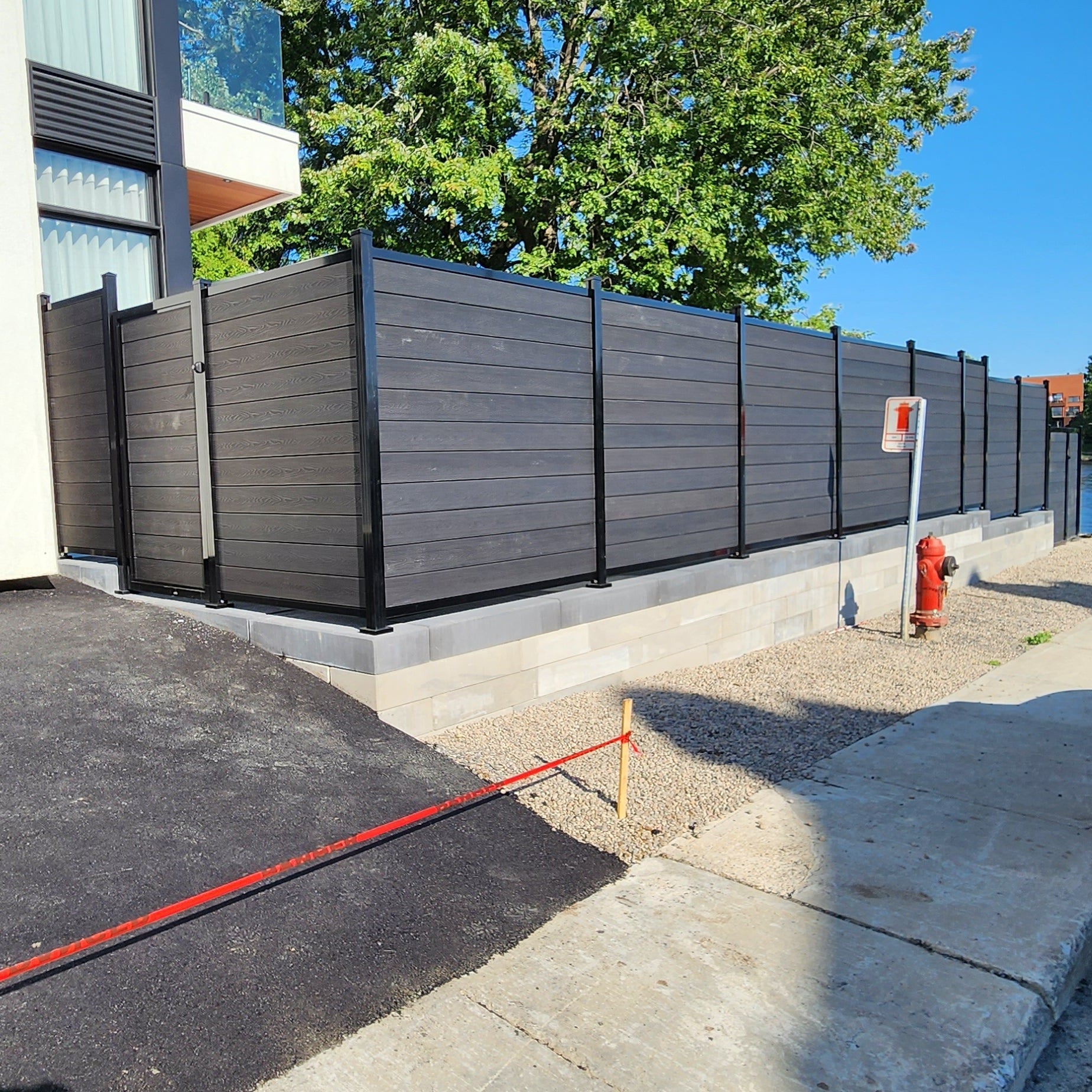 Composite WPC Privacy Fencing - Black