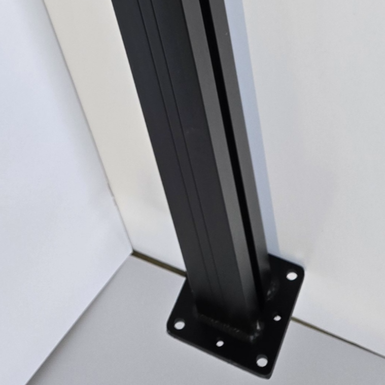 Contemporary Ornamental Pool Fence - 2" Post