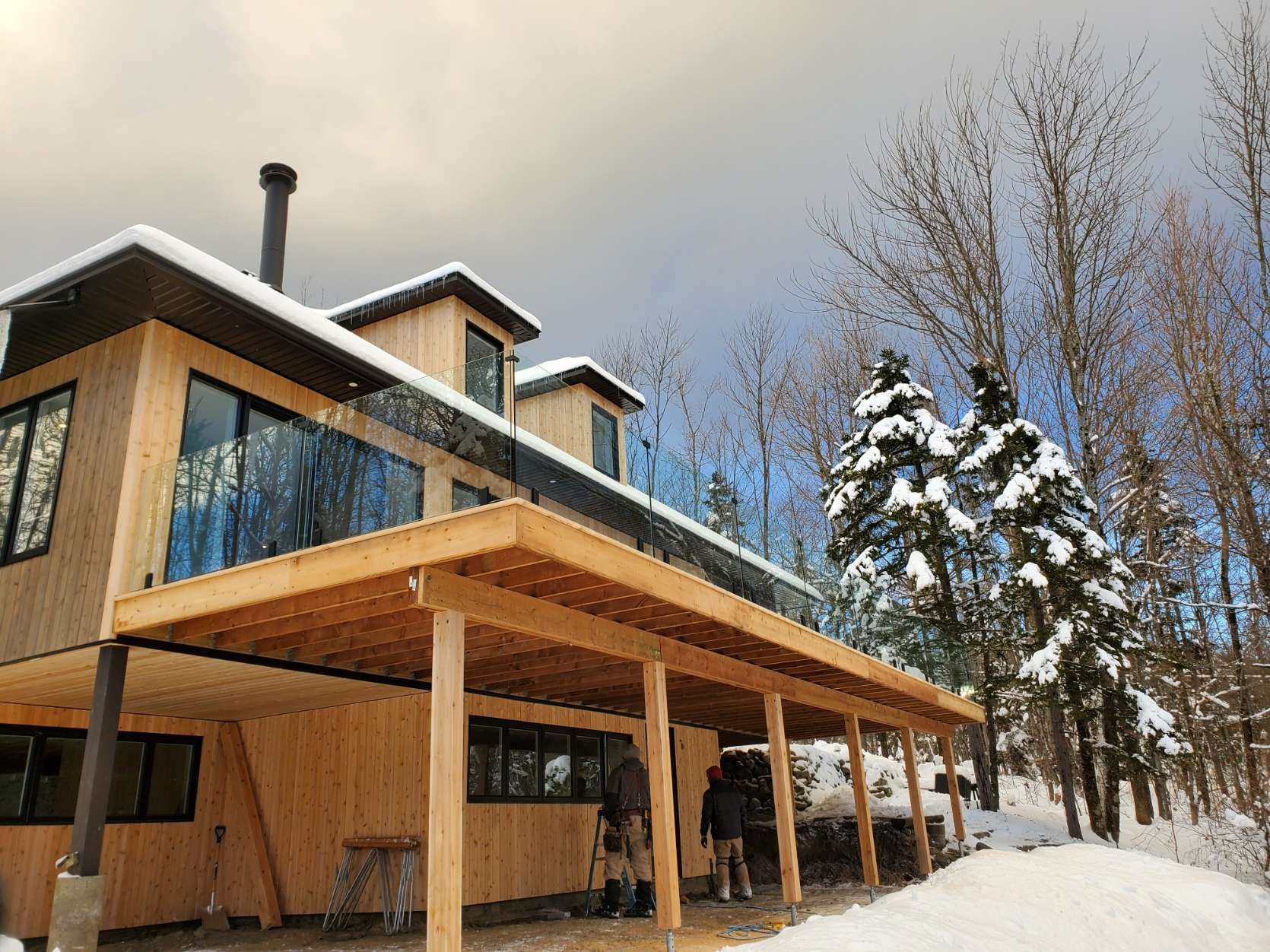 12mm Glass 42" High on Balcony