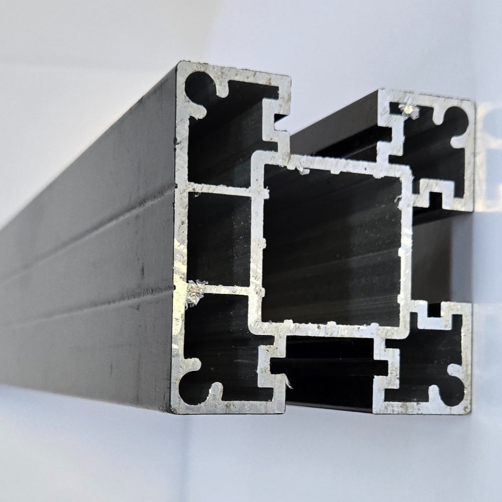 Composite WPC Privacy Fencing - Aluminium Door Post