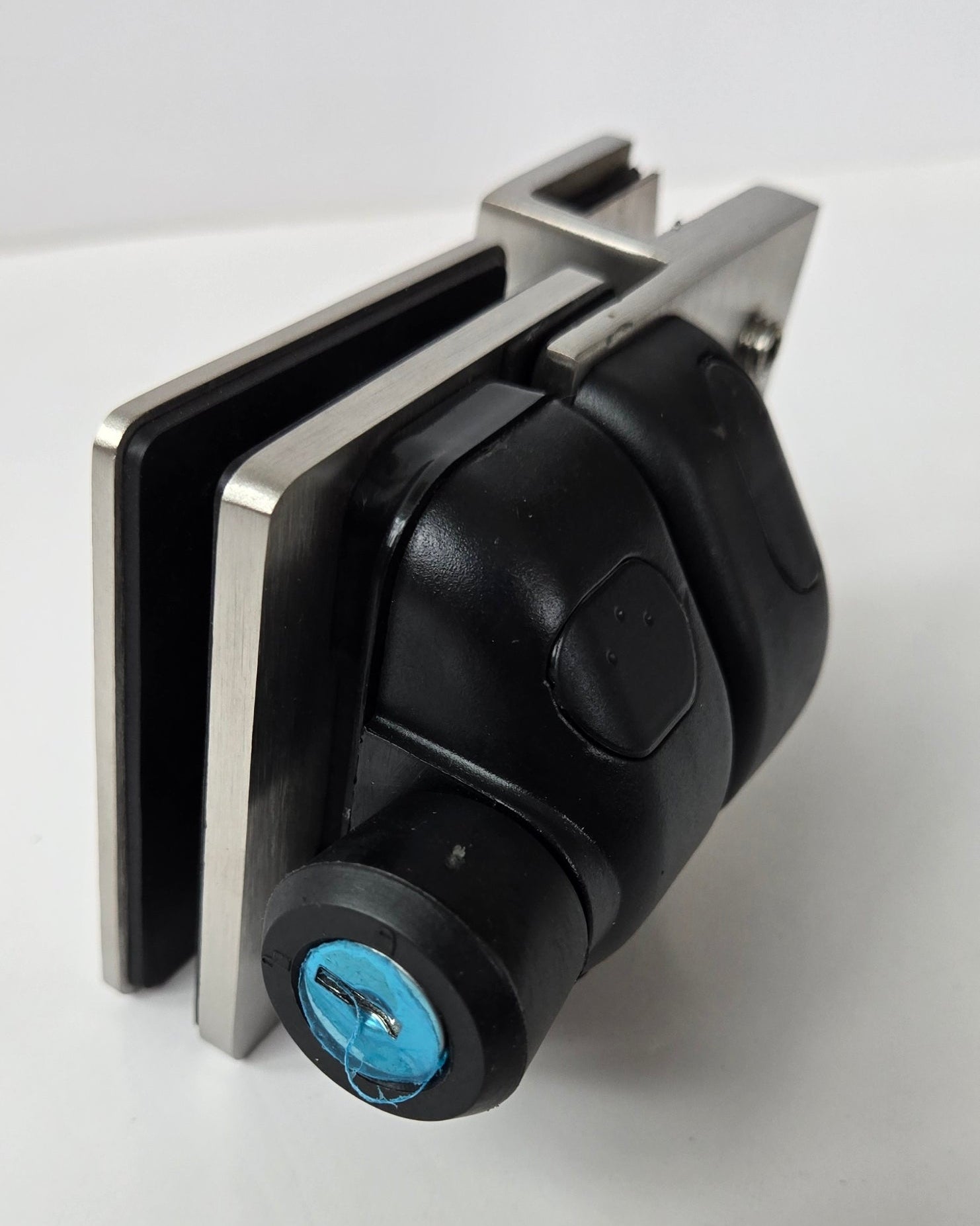 12MM Glass Pool Fence Key Lock Outside Open Stainless