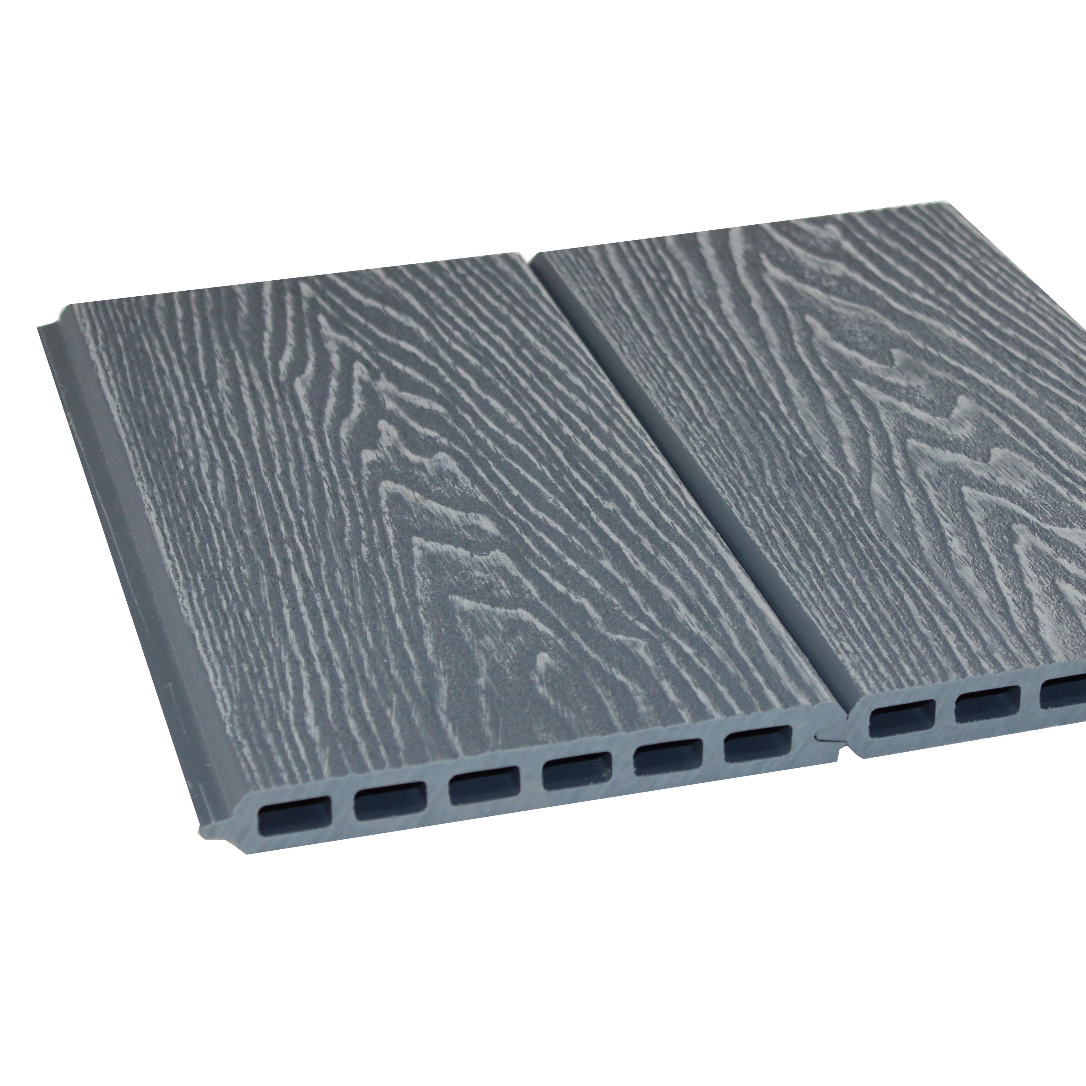 Composite WPC Privacy Fencing - Light Grey